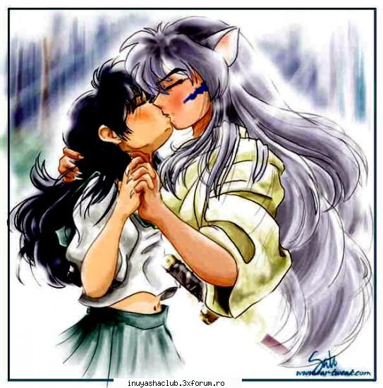 ynuyasha o iubeste pe kaome???? - desigur k o iubeste doar ca e cam greu de cap si - Inuyasha